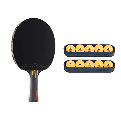 JOOLA Tischtennisschläger-Set – inkl. Wettkampf-Kevlar-Ping-Pong-Paddel, 10 3-Sterne-Ping-Pong-Bälle und magnetischem Ballhalter – Tischtennis-Zubehör für fortgeschrittenes Training von JOOLA