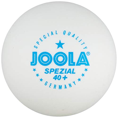 JOOLA 44111 Unisex – Erwachsene Spezial 40+ Tischtennisbälle, weiß, One-Size von JOOLA