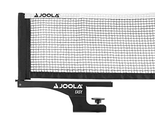 JOOLA 31008 Tischtennisnetz Easy-Indoor Garnitur Freizeitsport - Netzspannung verstellbar, Schwarz, 183 CM x 15,25 CM von JOOLA