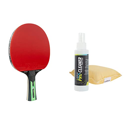 Joola TT-Schläger Mega Carbon Tischtennisset, 2,0 MM Schwamm & Tischtennis Reinigungsset PRO Cleaner Belag Reiniger und Reinigungsschwamm, transparent, 125ml Joola TT-Schläger Mega Carbon Tischtennisset, 2,0 MM Schwamm & Tischtennis Reinigungsset PRO Cleaner Belag Reiniger und Reinigungsschwamm, transparent, 125ml von JOOLA