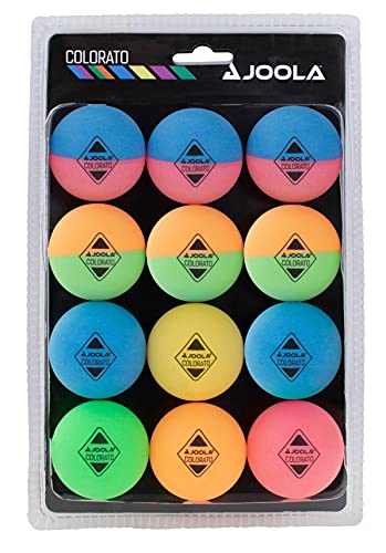 Joola 42150 Tischtennis Ballset Colorato mit 12 Bunten Bällen Tischtennisbälle Joola 42150 Tischtennis Ballset Colorato mit 12 Bunten Bällen Tischtennisbälle von JOOLA