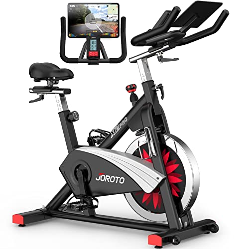 JOROTO Ergometer Heimtrainer X2PRO Bluetooth Hometrainer Fahrrad, Indoor Cycling Bike Speedbike mit Kraftvoller Magnetbremse & Riemenantrieb - ca. 150kg Belastbar JOROTO Ergometer Heimtrainer X2PRO Bluetooth Hometrainer Fahrrad, Indoor Cycling Bike Speedbike mit Kraftvoller Magnetbremse & Riemenantrieb - ca. 150kg Belastbar von JOROTO