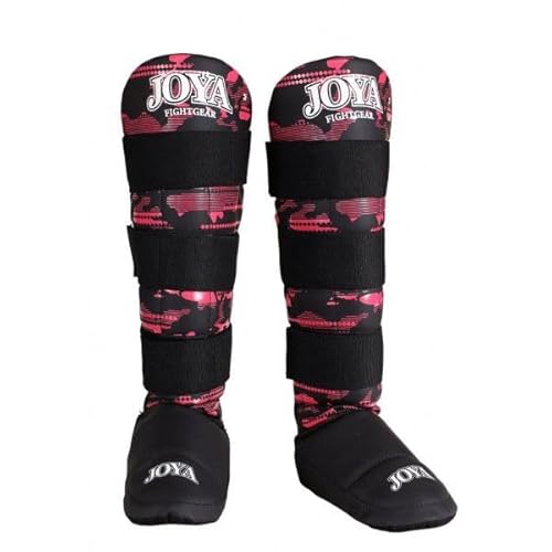 JOYA Schienbeinschoner Kickboxen Kinder - CAMO V2 - Rosa L - Hergestellt aus hochwertigem PU-Leder - Kampfsport Sparring Schienbeinschutz - Schienbeinschützer - Muay Thai Kickboxen - Joya Fight Gear JOYA Schienbeinschoner Kickboxen Kinder - CAMO V2 - Rosa L - Hergestellt aus hochwertigem PU-Leder - Kampfsport Sparring Schienbeinschutz - Schienbeinschützer - Muay Thai Kickboxen - Joya Fight Gear von JOYA GEAR