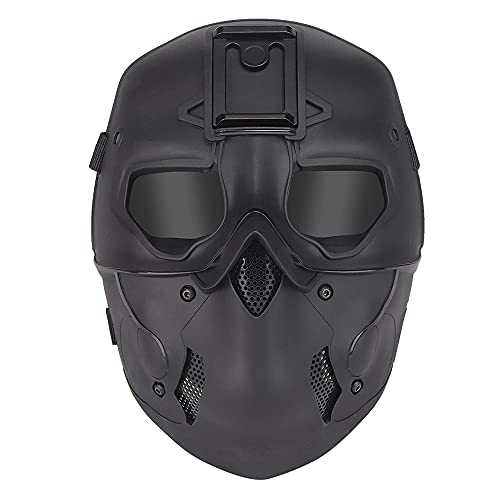 JOYASUS Taktische Maske Airsoft Paintball Gray Lens Skull Full Face Maske für Halloween Jagd CS Wargame JOYASUS Taktische Maske Airsoft Paintball Gray Lens Skull Full Face Maske für Halloween Jagd CS Wargame von JOYASUS