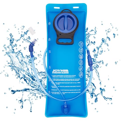 JOYHILL 1.5L 2L 3L TPU Trinkblase mit Beissventil, auslaufsicher Wasserbehälter, Trinkbeutel wasserdichte Trinkrucksack Wanderrucksack für Bergsteigen Campen Kampieren Radfahren Wandern JOYHILL 1.5L 2L 3L TPU Trinkblase mit Beissventil, auslaufsicher Wasserbehälter, Trinkbeutel wasserdichte Trinkrucksack Wanderrucksack für Bergsteigen Campen Kampieren Radfahren Wandern von JOYHILL