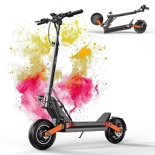 JOYOR S10S E Scooter, 60V18Ah Elektroroller, geeignet für 70-85km, mit dualem mechanischem Bremssystem und dualer Stoßdämpfung, Maximales Ladegewicht 150 kg, mit 10 Zoll Reifen JOYOR S10S E Scooter, 60V18Ah Elektroroller, geeignet für 70-85km, mit dualem mechanischem Bremssystem und dualer Stoßdämpfung, Maximales Ladegewicht 150 kg, mit 10 Zoll Reifen von JOYOR
