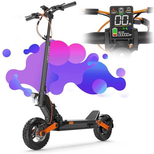 JOYOR E Scooter mit Straßenzulassung S5 Pro, 48V 26AH Akku mit Großer Kapazität, Maximale Reichweite 50–85 km, 500W Elektroroller, Ausgestattet mit 10-Zoll-Reifen JOYOR E Scooter mit Straßenzulassung S5 Pro, 48V 26AH Akku mit Großer Kapazität, Maximale Reichweite 50–85 km, 500W Elektroroller, Ausgestattet mit 10-Zoll-Reifen von JOYOR