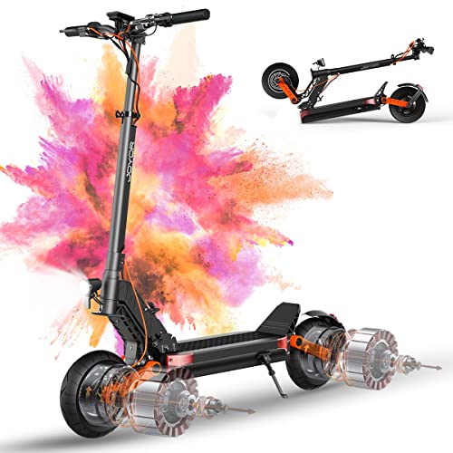 JOYOR S8-S E Scooter mit Zwei Motoren, 48V26Ah Elektroroller Fährt 75-90 Km, Mit Doppeltem Hydraulischem Bremssystem Und Doppelter Stoßdämpfung, Faltbarer E Roller Mit 10" geländereifen JOYOR S8-S E Scooter mit Zwei Motoren, 48V26Ah Elektroroller Fährt 75-90 Km, Mit Doppeltem Hydraulischem Bremssystem Und Doppelter Stoßdämpfung, Faltbarer E Roller Mit 10" geländereifen von JOYOR