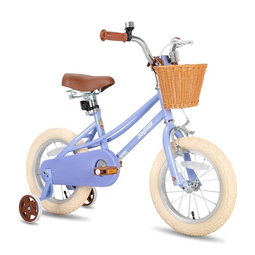 JOYSTAR 12 Zoll Kinderfahrrad für Kleinkinder 2-4 Jahre Mädchen, Mädchenfahrrad mit Stützrädern & Korb, Kinderfahrrad Lila JOYSTAR 12 Zoll Kinderfahrrad für Kleinkinder 2-4 Jahre Mädchen, Mädchenfahrrad mit Stützrädern & Korb, Kinderfahrrad Lila von JOYSTAR
