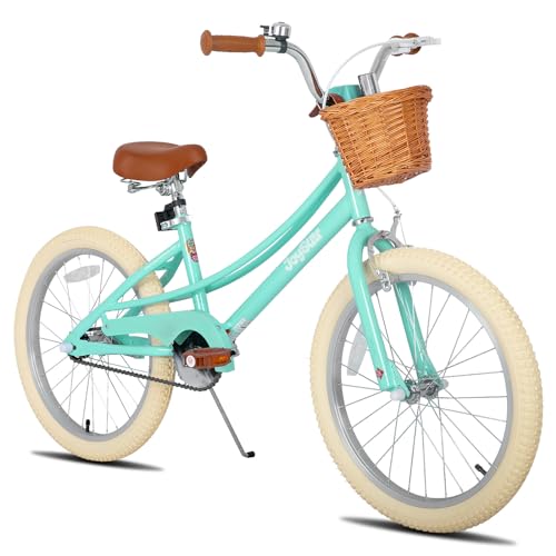 JOYSTAR 20 Zoll Kinderfahrrad für 7-10 jährige Mädchen, 20 Zoll mit Ständer & Korb, Kinderfahrrad,Grün JOYSTAR 20 Zoll Kinderfahrrad für 7-10 jährige Mädchen, 20 Zoll mit Ständer & Korb, Kinderfahrrad,Grün von JOYSTAR