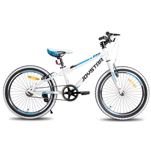 JOYSTAR Lubbock 20 Zoll Kinderfahrrad für Jungen & Mädchen im Alter von 7-11 Jahren Hardtail Mountainbike für Kinder mit 1-Gang,Weiß JOYSTAR Lubbock 20 Zoll Kinderfahrrad für Jungen & Mädchen im Alter von 7-11 Jahren Hardtail Mountainbike für Kinder mit 1-Gang,Weiß von JOYSTAR