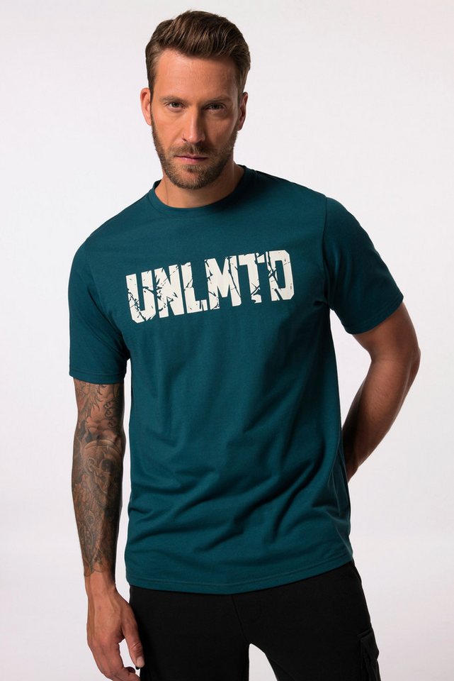 JP1880 T-Shirt T-Shirt Halbarm Fitness UNLMTD-Print JP1880 T-Shirt T-Shirt Halbarm Fitness UNLMTD-Print von JP1880