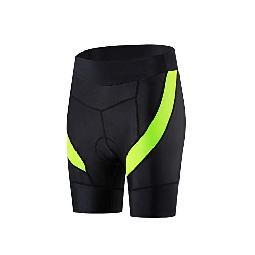 Fahrrad-Shorts für Damen, mit 5D-Gel-Polsterung, Fahrrad-Unterwäsche, Sporthose, Fahrrad-Shorts, S-3XL - - Medium von JPOJPO