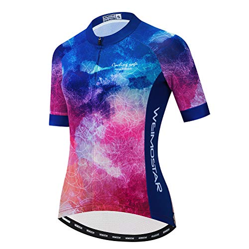 JPOJPO Damen Radtrikot Sommer Radsport Trikot Bekleidung Rennrad Kleidung Shirts Kurzarm Fahrrad Tops Schädel JPOJPO Damen Radtrikot Sommer Radsport Trikot Bekleidung Rennrad Kleidung Shirts Kurzarm Fahrrad Tops Schädel von JPOJPO