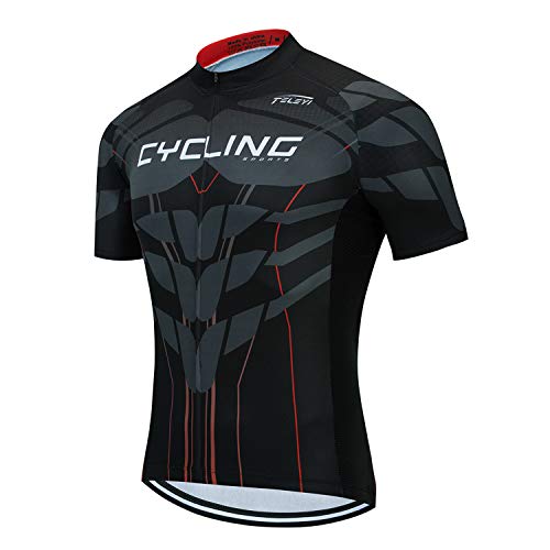 JPOJPO Fahrradtrikot für Männer Herren Radtrikot Bike Bekleidung Kurzarm Fahrrad Sport T-Shirt Tops S-3XL JPOJPO Fahrradtrikot für Männer Herren Radtrikot Bike Bekleidung Kurzarm Fahrrad Sport T-Shirt Tops S-3XL von JPOJPO
