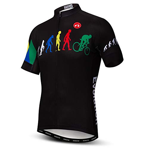 JPOJPO Fahrradtrikot für Männer Radtrikot Bekleidung Kurzarm Fahrrad T-Shirt Tops Herren S-3XL JPOJPO Fahrradtrikot für Männer Radtrikot Bekleidung Kurzarm Fahrrad T-Shirt Tops Herren S-3XL von JPOJPO