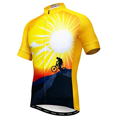 JPOJPO Fahrradtrikot für Männer Radtrikot Bekleidung Kurzarm Fahrrad T-Shirt Tops Herren S-3XL JPOJPO Fahrradtrikot für Männer Radtrikot Bekleidung Kurzarm Fahrrad T-Shirt Tops Herren S-3XL von JPOJPO