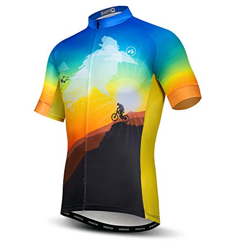 JPOJPO Fahrradtrikot für Männer Radtrikot Bekleidung Kurzarm Fahrrad T-Shirt Tops Herren S-3XL JPOJPO Fahrradtrikot für Männer Radtrikot Bekleidung Kurzarm Fahrrad T-Shirt Tops Herren S-3XL von JPOJPO