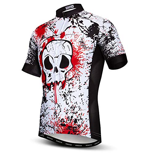 JPOJPO Herren Radtrikot Bekleidung Kurzarm Fahrrad Sport T-Shirt Tops Fahrradtrikot für Männer JPOJPO Herren Radtrikot Bekleidung Kurzarm Fahrrad Sport T-Shirt Tops Fahrradtrikot für Männer von JPOJPO