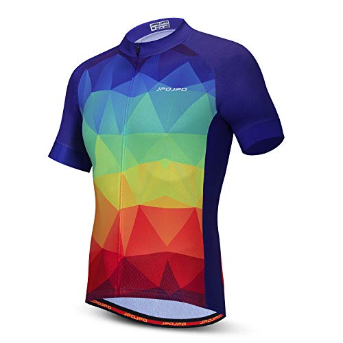 JPOJPO Herren Radtrikot Fahrradshirt Kurzarm MTB Sommerkleidung Fahrrad Tops Jacke S-3XL JPOJPO Herren Radtrikot Fahrradshirt Kurzarm MTB Sommerkleidung Fahrrad Tops Jacke S-3XL von JPOJPO