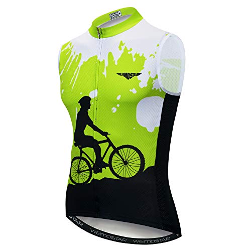 JPOJPO Herren Radtrikot Weste Bike ärmellos Shirt Jacke Sport Reflektierende Tops JPOJPO Herren Radtrikot Weste Bike ärmellos Shirt Jacke Sport Reflektierende Tops von JPOJPO