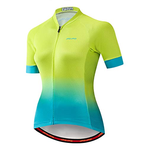 JPOJPO Radtrikot Damen Sommer Pro Team Bike Trikot Bekleidung Rennrad Kleidung Shirts Kurzarm Fahrrad Tops JPOJPO Radtrikot Damen Sommer Pro Team Bike Trikot Bekleidung Rennrad Kleidung Shirts Kurzarm Fahrrad Tops von JPOJPO