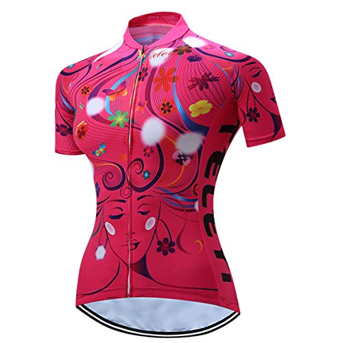 JPOJPO Radtrikot Damen T-Shirt Kurzarm Sport Bike Trikot Bekleidung Rennrad Kleidung Fahrrad Tops JPOJPO Radtrikot Damen T-Shirt Kurzarm Sport Bike Trikot Bekleidung Rennrad Kleidung Fahrrad Tops von JPOJPO