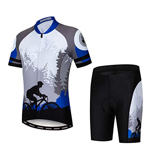 Radtrikot Set Kinder, Fahrrad Kurzarm T-Shirt Jungen Mädchen Cartoon Tops Schnell trocknend S-XXL Radtrikot Set Kinder, Fahrrad Kurzarm T-Shirt Jungen Mädchen Cartoon Tops Schnell trocknend S-XXL von JPOJPO