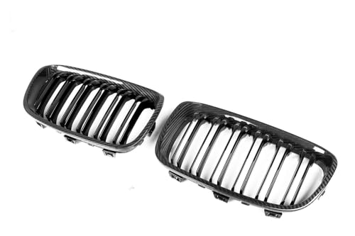 JQHXFDC - Auto Front Niere Kühlergrill Haube Grills Front Niere Diamant Kühlergrill Auto Styling passt für BMW 1 Series Hatchback F20 pre-LCI 2012 2013 2014 von JQHXFDC