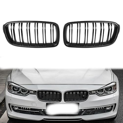 JQHXFDC - Auto Front Niere Kühlergrill Haube Grills Front Niere Diamant Kühlergrill Auto Styling passt für BMW 3 Series F30 F31 F35 320i 325i 328i 2012-2018 von JQHXFDC