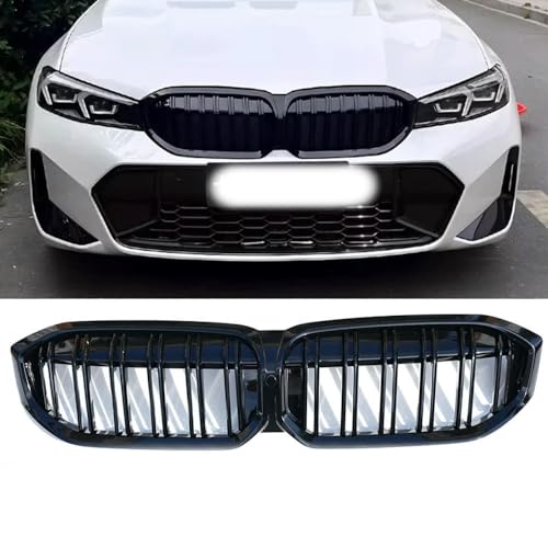 JQHXFDC - Auto Front Niere Kühlergrill Haube Grills Front Niere Diamant Kühlergrill Auto Styling passt für BMW 3 Series G28 M3 330i M340i 2023 von JQHXFDC