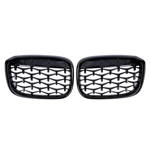 JQHXFDC - Auto Front Niere Kühlergrill Haube Grills Front Niere Diamant Kühlergrill Auto Styling passt für BMW X3 G01 G08 X4 G02 2018-2020 von JQHXFDC