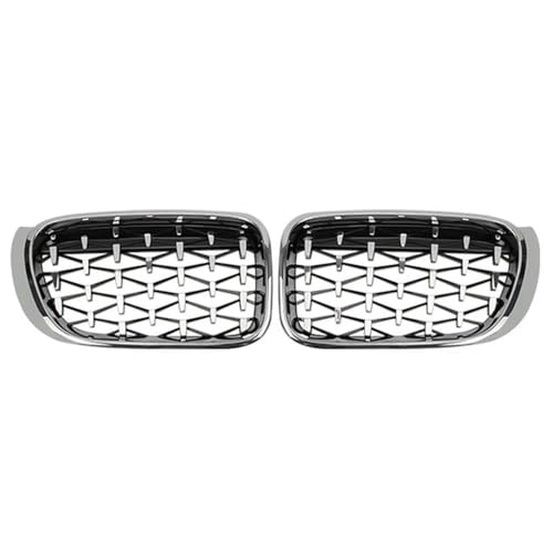 JQHXFDC - Auto Front Niere Kühlergrill Haube Grills Front Niere Diamant Kühlergrill Auto Styling passt für BMW X3 X4 F25 F26 2014-2017 JQHXFDC - Auto Front Niere Kühlergrill Haube Grills Front Niere Diamant Kühlergrill Auto Styling passt für BMW X3 X4 F25 F26 2014-2017 von JQHXFDC