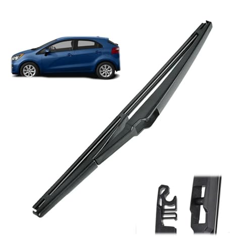 JQHXFDC - Autowischer 11" passt für Kia Rio 3 MK3 2011 2012 2013 2014 2015 2016 2017 Heckscheibenwischerblatt & -arm-Set Windschutzscheibe Fensterbürste von JQHXFDC