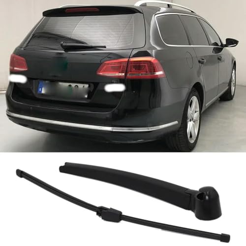 JQHXFDC - Autowischer 11" passt für VW passt für Passat B6 B7 R36 2005-2014 Heckscheibenwischerblatt & -arm-Set Windschutzscheibe Fensterbürste von JQHXFDC