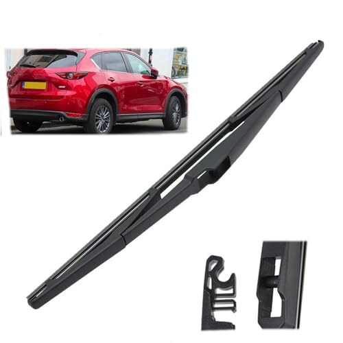 JQHXFDC - Autowischer 14" passt für Mazda CX-5 CX5 KF 2017 2018 2019 2020-2023 Heckscheibenwischerblatt & -arm-Set Windschutzscheibe Fensterbürste von JQHXFDC