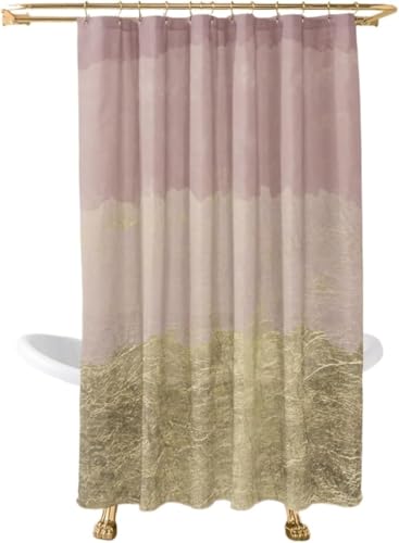 JQQJZLC Duschvorhang Salbeigrün Aquarell Ombre Duschvorhang Badezimmerstoff Polyester Wasserdicht Moderne Duschvorhänge Baddekor mit 12 Haken Badezimmervorhänge (Farbe: 8, Größe: B150 x H180 cm) von JQQJZLC