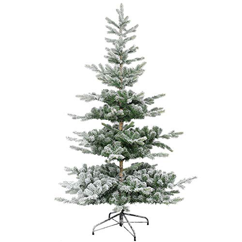 JQQJZLC Künstlicher schneebedeckter Weihnachtsbaum, DIY-Weihnachtsbaum, Party-Dekoration, Weihnachtskiefer unbeleuchtet, saisonale Deko-Bäume für Zuhause, Party, das Neue von JQQJZLC