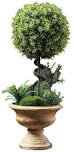 JQQJZLC Kunstpflanzen Künstlicher Bonsai-Baum Bonsai-Baum Europäische Retro-Simulationspflanze Künstliche Topfornamente Nordisches Zuhause Grüne Zimmerpflanze Bonsai-Dekoration Für Die Heimdekoration von JQQJZLC