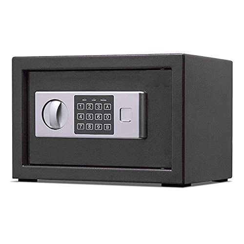 JQQJZLC Sicheres Upgrade sicherer elektronischer digitaler Safe Stahl Strongbox mit Tastatur, Handbuch Überschreibung Schlüssel Eingabe Schützen Sie Geldschrank Safes Safe Safe von JQQJZLC