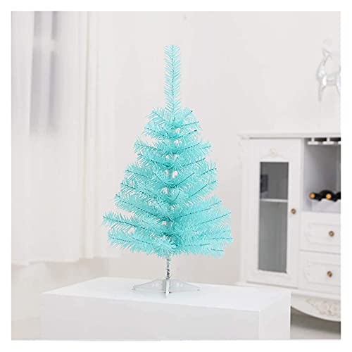 Weihnachtsbaum, blau, künstlicher Weihnachtsbaum, feuerhemmender Weihnachtsbaum mit Ständer, PVC-Weihnachtsdekorationen für drinnen und draußen, Neujahrsdekoration (blau 180 cm (6 Fuß)) (blau 120 cm von JQQJZLC