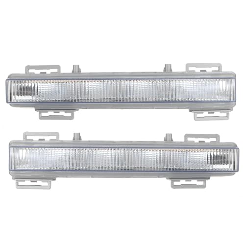 JQUAL Für Mercedes Benz W166 ML350 ML400 X204 GLK350 2012-2015 Auto Front LED Tagfahrlicht DRL Nebel Lampe 2049065401 2049065501 von JQUAL