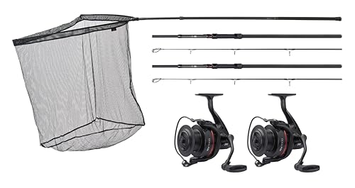 JRC Rova Karpfenangeln Set Up - Eine hochwertige Karpfen-Kombination inklusive 3 m 3 kg Testkurvenruten, 7000 Rollen, Kescher und Keschergriff. Entwickelt für heimliche Taktiken beim Karpfenangeln JRC Rova Karpfenangeln Set Up - Eine hochwertige Karpfen-Kombination inklusive 3 m 3 kg Testkurvenruten, 7000 Rollen, Kescher und Keschergriff. Entwickelt für heimliche Taktiken beim Karpfenangeln von JRC