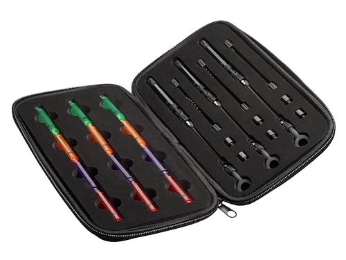 JRC X-Lite Slim Indicator Bite Indicator Set – Super Sensitive and Versatile Bite Indicators Made with an Innovative Slim Design. for Use with Both Braided and Monofilament Line von JRC