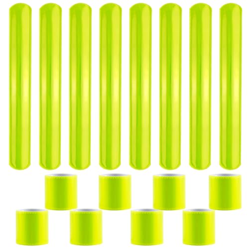 16stück Reflektorband Schnapparmband Kinder Erwachsene, Reflektorbänder, Klatscharmband, Flex Clips Reflektoren, Joggen Reflektoren, Reflektor Armband, Sicherheitsband für Jogger Und Radfahrer 16stück Reflektorband Schnapparmband Kinder Erwachsene, Reflektorbänder, Klatscharmband, Flex Clips Reflektoren, Joggen Reflektoren, Reflektor Armband, Sicherheitsband für Jogger Und Radfahrer von JRILUO