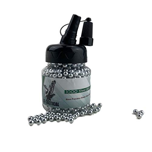 js-tactical Ausgießer, 1000 Metallkugeln, 6 mm/0,90 g – für Airsoft-Nachbildungen js-tactical Ausgießer, 1000 Metallkugeln, 6 mm/0,90 g – für Airsoft-Nachbildungen von FOXCUP