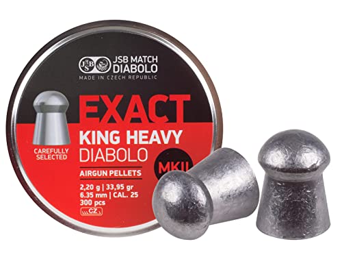 JSB Match Diabolo Exact King MKII schwere 0,6 Cal, 33.95 Getreide, Kuppel, 300 CT von JSB