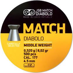 JSB Match Middle Weight 4,50-0,52 g JSB Match Middle Weight 4,50-0,52 g von JSB