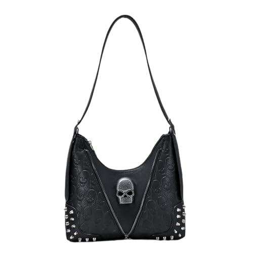 Achselhöhle Tasche Große Kapazität Vintage Schädel Schulter Tasche Für Mädchen Frauen Handtasche Unterarm Tasche Vielseitige Tragetaschen von JSGHGDF