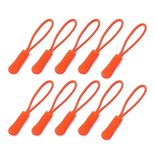 JSGHGDF 10 x Reißverschluss-Zieher-Ende, Ersatz-Clip, Schnalle, Fixierer, Kordel, Reisetaschen, Orange JSGHGDF 10 x Reißverschluss-Zieher-Ende, Ersatz-Clip, Schnalle, Fixierer, Kordel, Reisetaschen, Orange von JSGHGDF